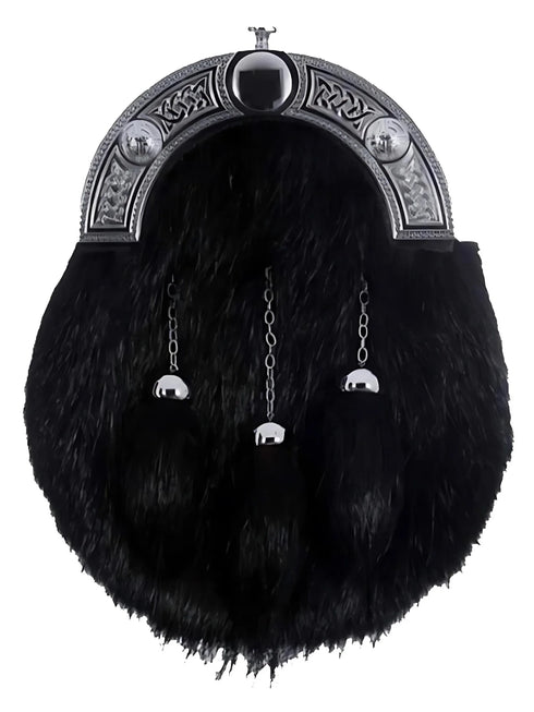 Black Full Dress Sporran